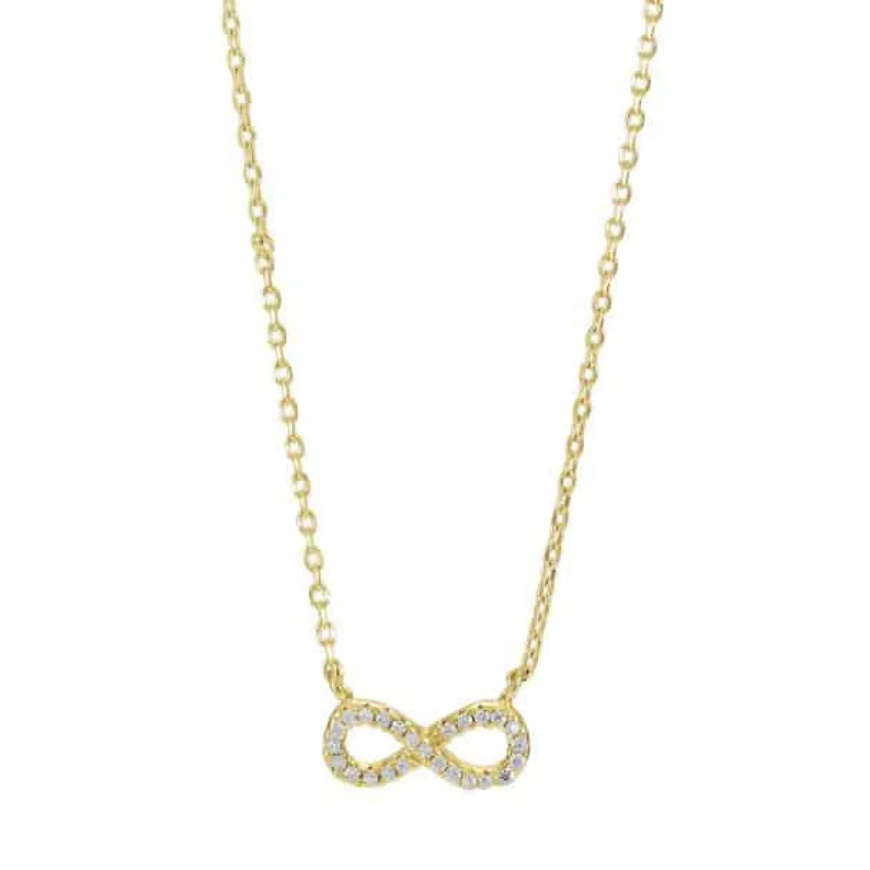 JOANLI NOR AGNANOR UENDELIGHEDSTEGN HALSKÆDE SØLV FORGYLDT - 20450515900