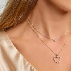 JOANLI NOR AIDANOR HALSKÆDE SØLV FORGYLDT - 20450035900