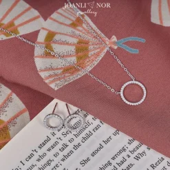 JOANLI NOR ANNANOR CIRKEL SØLV MED SYNTETISK ZIRKONIA - 30450470900