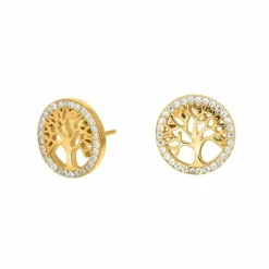 JOANLI NOR CAIANOR LIVETS TRÆ ØRERINGE SØLV FORGYLDT - 30451655900