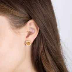 JOANLI NOR CAIANOR LIVETS TRÆ ØRERINGE SØLV FORGYLDT - 30451655900