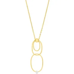 JOANLI NOR HALSKÆDE SØLV FORGYLDT MAJANOR - 20452115900