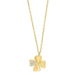 JOANLI NOR JOLINNOR VEDHÆNG SØLV FORGYLDT FIRKLØVER - 20451895900