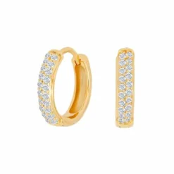 JOANLI NOR NOSANOR SØLV FORGYLDT CREOLER - 30453645900