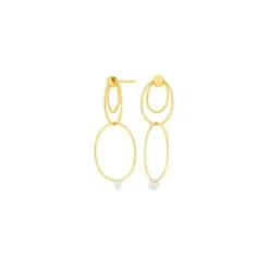 JOANLI NOR ØRERINGE MAJANOR SØLV FORGYLDT - 30453895900