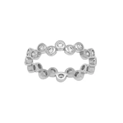 JOANLI NOR RING RHODINERET SØLV EMMYNOR - 145 087