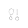 JOANLI NOR SØLV ØRERINGE KLIK CREOL MED ZIRKON - 30453160900