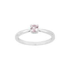 JOANLI NOR SØLV RING LYSRØD ZIRKONIA - 145111
