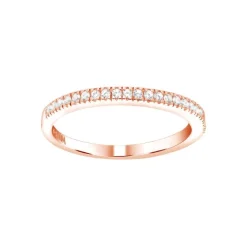 JOANLI NOR SØLV ROSA FORGYLDT RING ADINA MED ZIRKONIA - 104504079