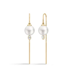 JULIE SANDLAU ARIEL CHANDELIERS ØRERINGE FORGYLDT SØLV - HKS556GD