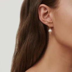 JULIE SANDLAU ARIEL CHANDELIERS ØRERINGE FORGYLDT SØLV - HKS556GD