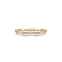 JULIE SANDLAU BAMBOO RING SMALL 14 KARAT GULD - YG14-RI353