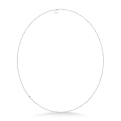 JULIE SANDLAU FINA HALSKÆDE I SØLV 45 CM - NL549RHCZ45
