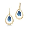 JULIE SANDLAU PRIME DROPLET EARRINGS SAPPHIRE BLUE - SDM90GDSACR