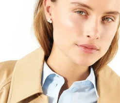 JULIE SANDLAU ØRERING GULD 14 KT ESTHER VENSTRE - YG14-ST330