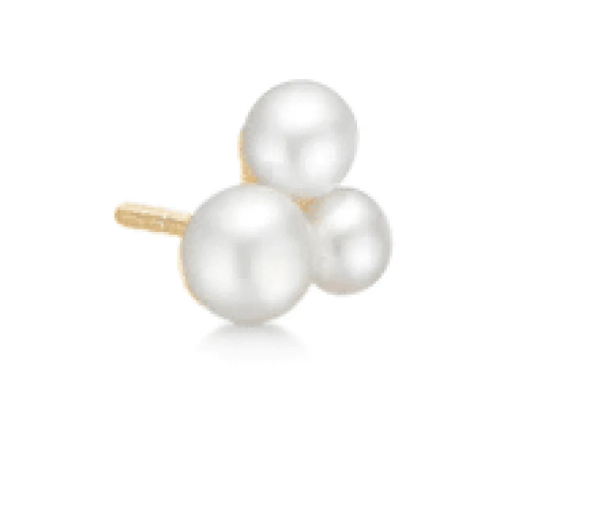 JULIE SANDLAU ØRERING GULD 14 KARAT ESTHER HØJRE - YG14-ST342