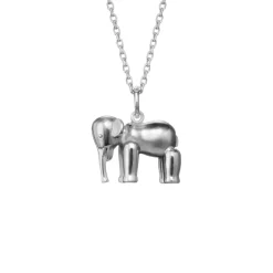 KAY BOJESEN JEWELRY ELEFANT HALSKÆDE SØLV MED KÆDE - KBJ-5