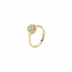 LUND COPENHAGEN 14 KARAT GULD RING MED BRILLANTER 0,21 CARAT - 5072260-0,21