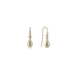 LUND COPENHAGEN 8 KARAT ØREHÆNGER MED DRÅBE I 11MM - 3091050-2