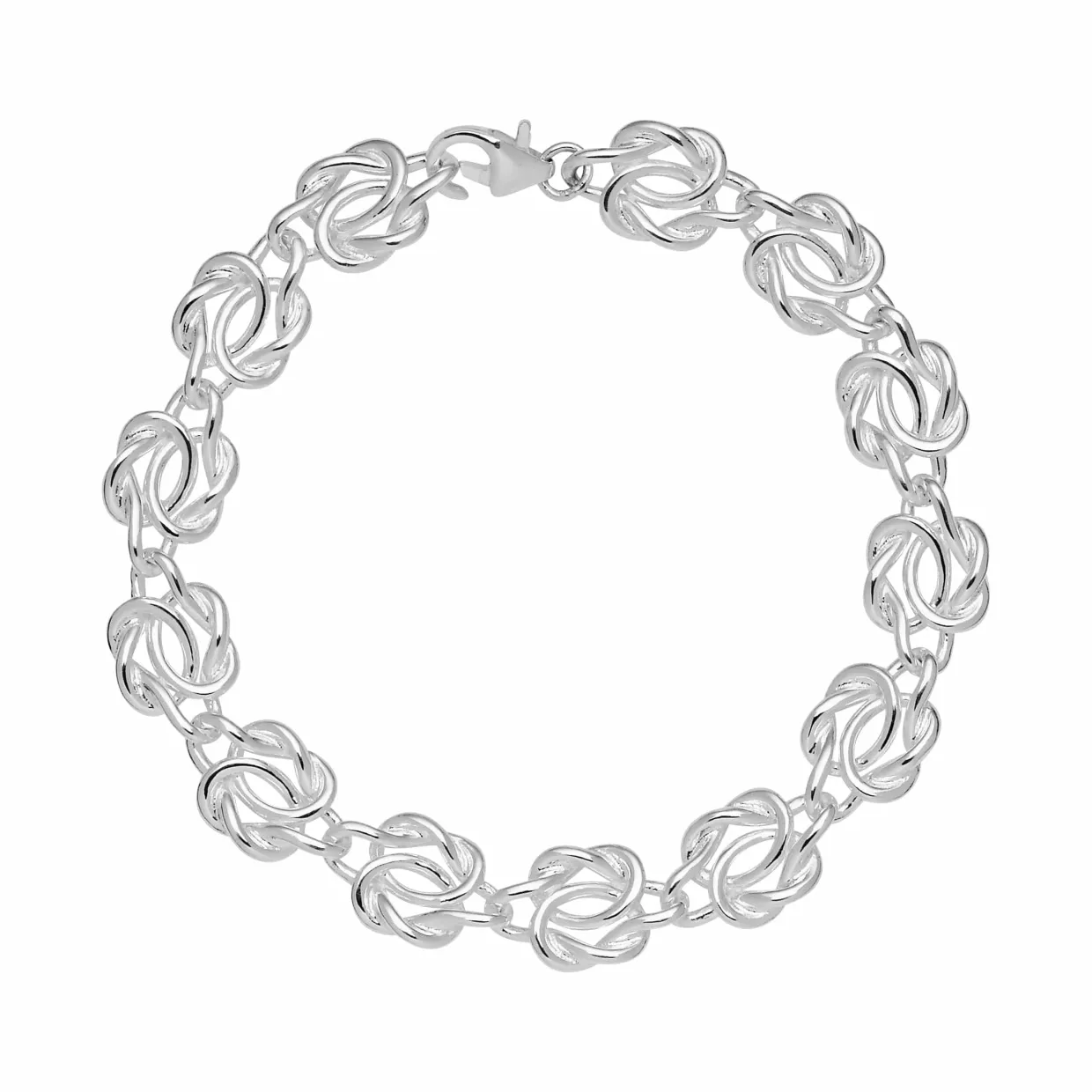 LUND COPENHAGEN KNUDE ARMBÅND SØLV 6 MM - 9011324