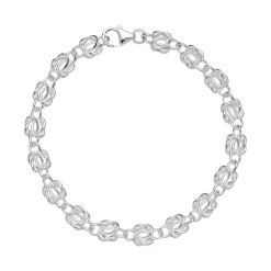 LUND COPENHAGEN SØLV ARMBÅND KNUDE - 9011323