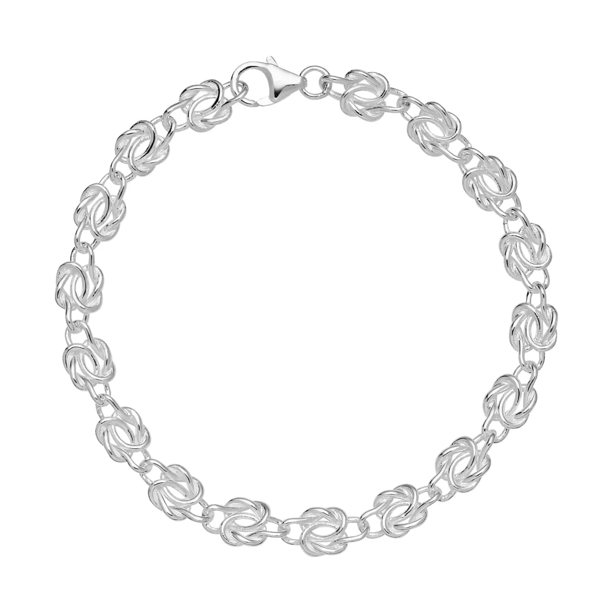 LUND COPENHAGEN SØLV ARMBÅND KNUDE - 9011323