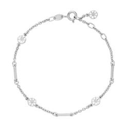 LUND COPENHAGEN SØLV ARMBÅND MARGUERIT PIND - 9015049-H
