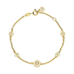 LUND COPENHAGEN SØLV FORGYLDT MARGUERIT 5X5+7,5 - 9015024-30-M