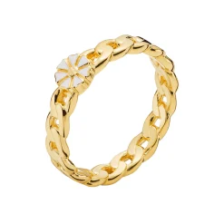 LUND COPENHAGEN SØLV FOTGYLDT RING PANSER - 9075058-M