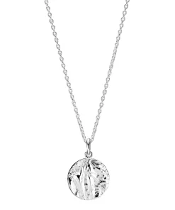 LUND COPNHAGNEN SØLV HALSKÆDE RUND MAT RUSTIK - 9021112