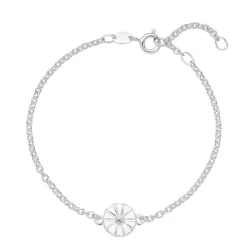 LUND SØLV ARMBÅND MED MARGUERIT - 901009-H