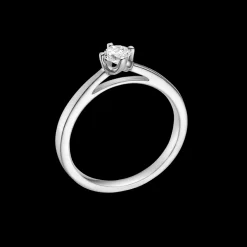 MADS Z 14 CROWN RING 14 KARAT HVIDGULD MED 0,24 CARAT BRILLANT - 1641624