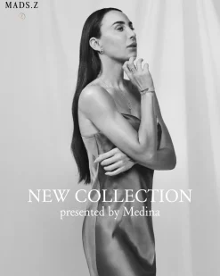 MADS Z AURORAS KISS SØLV ØRERINGE MED TOPASER - 2116116