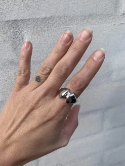 MADS Z BIG BAMBOO SØLV RING - STR. 56 - 2140037