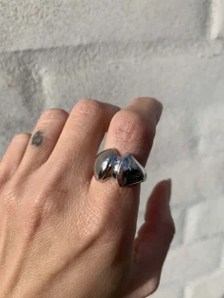 MADS Z BIG BAMBOO SØLV RING - STR. 56 - 2140037