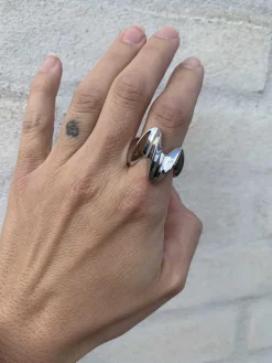 MADS Z BIGGEST WAVE SØLV RING -2140021