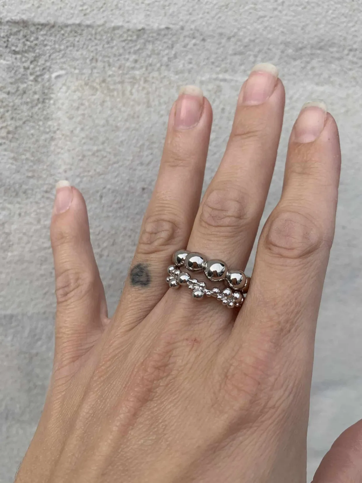 MADS Z BUBBLES RING SØLV - 2140066