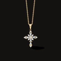 MADS Z CELESTIAL BY MEDINA VEDHÆNG I 8 KARAT GULD MED HVIDE TOPASER - 3326902