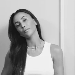 MADS Z CELESTIAL BY MEDINA HALSKÆDE I SØLV MED HVID TOPASER - 3126902