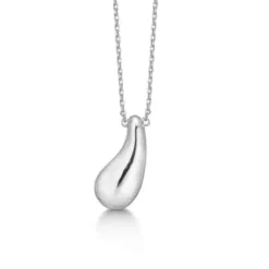 MADS Z DROP HALSKÆDE SØLV - 3120162