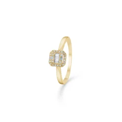 MADS Z ELIZABETH RING 14 KARAT MED 0,18CT WESSELTON SI - 1541031