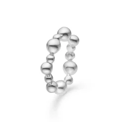 MADS Z EMBEDDED BALL RING SØLV -2140084