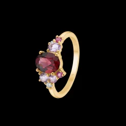 MADS Z FOUR SEASON AUTUMN 14 KARAT GULD RING MED ÆDELSTEN OG DIAMANT - 1546032