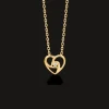 MADS Z HJERTE VEDHÆNG I 14 KARAT GULD MED BRILLANT - 1521044