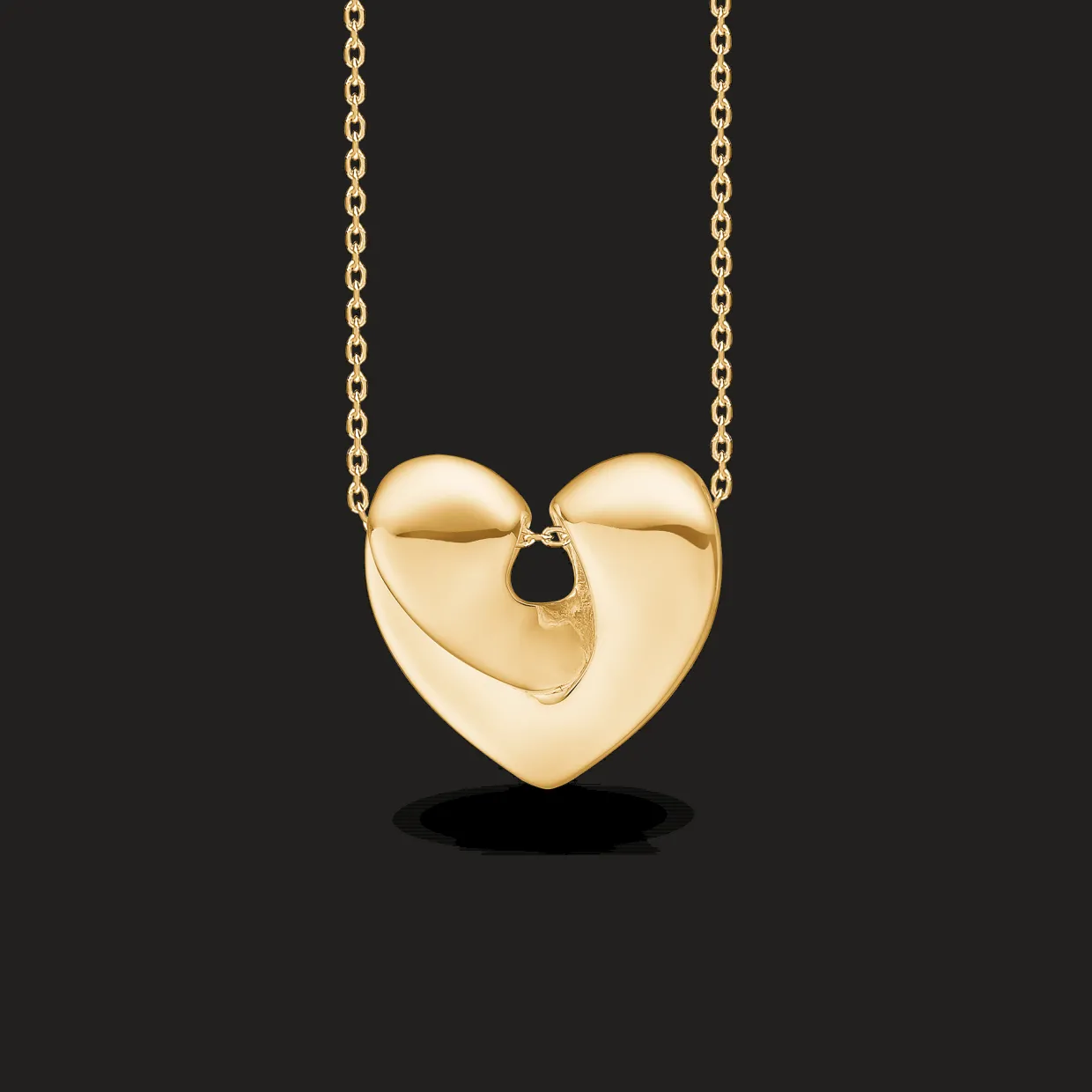 MADS Z JULIETTA HJERTE VEDHÆNG I 8 KARAT GULD - 3330025