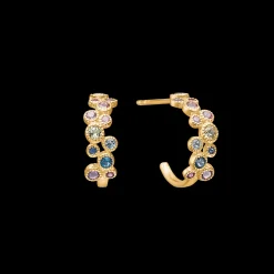 MADS Z LUXURY RAINBOW PETIT 14 KARAT GULD ØRERINGE - 1514067
