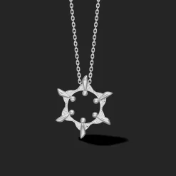 MADS Z ME & MY ANGEL HALSKÆDE I SØLV - 2120131