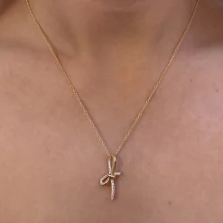 MADS Z MISS BUTTERFLY 14 KARAT VEDHÆNG MED BRILLANTER - 1531003