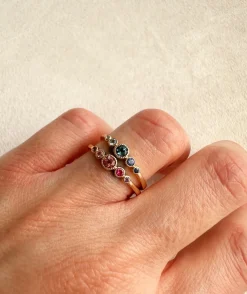 MADS Z PINK POETRY RING 14 KARATS GULD - 1546182