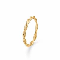 MADS Z POETRY TWIST RING 14 KARAT GULD RING SNOET - 1540025